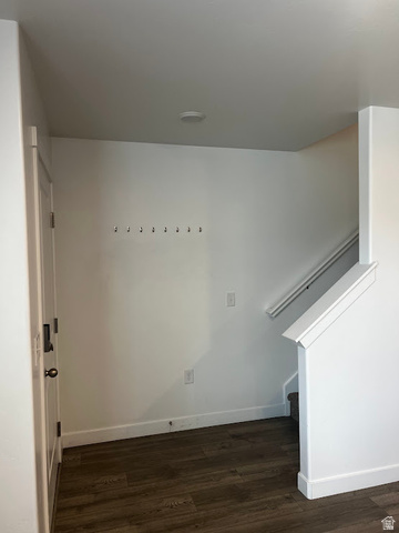 562 Hal Street, Unit 152 Tooele, UT 84074 - Photo 25 of 44 Entryway featuring wood-finish flooring, white baseboards, and a recessed ceiling light