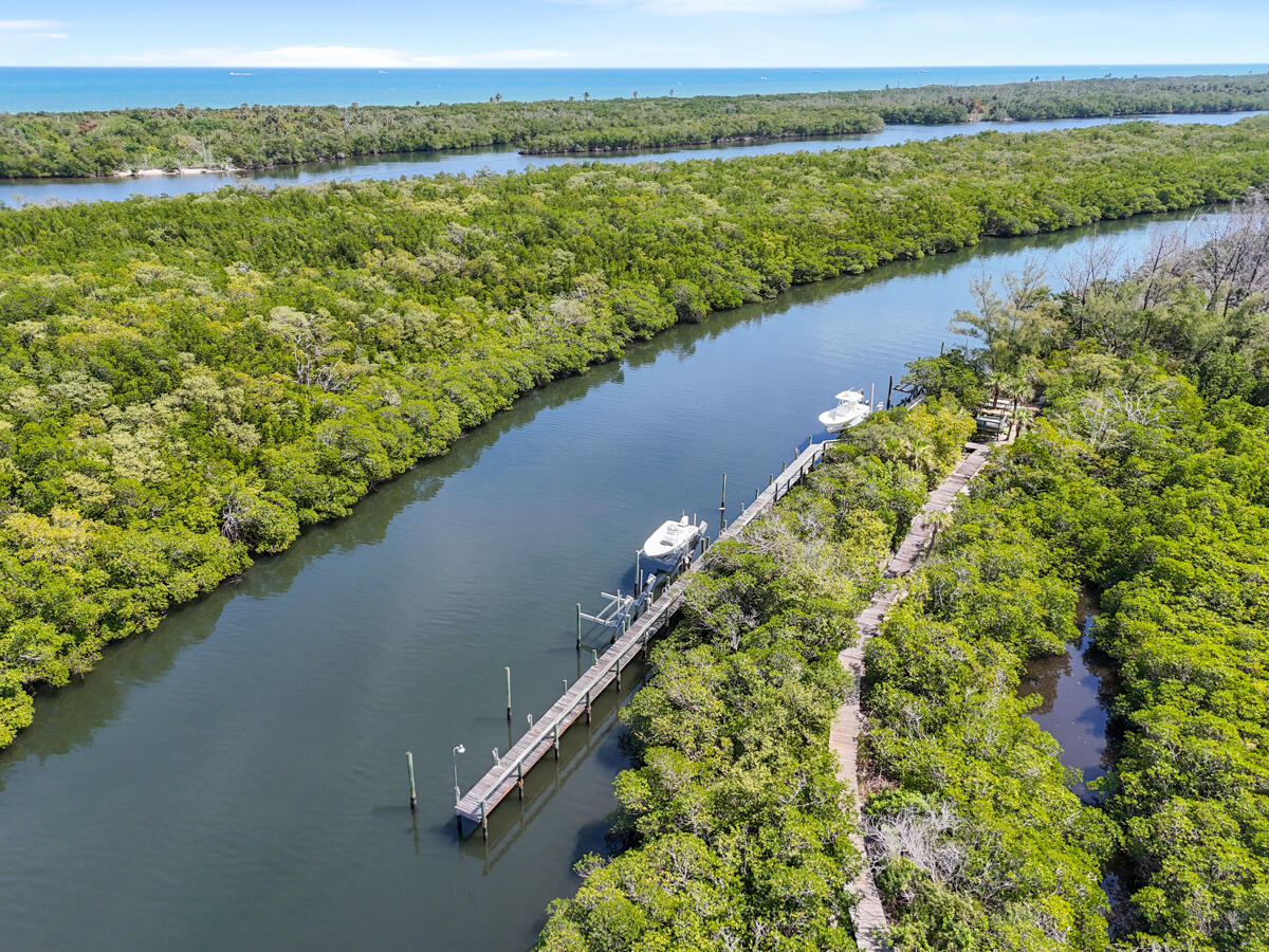 7831 Southeast Windjammer Way Hobe Sound, FL 33455 - Photo 64 of 80 a view of a lake with a mountain in the background