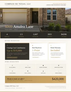 $410,000 | 6009 Amalea Lane, Hutto, TX 78634