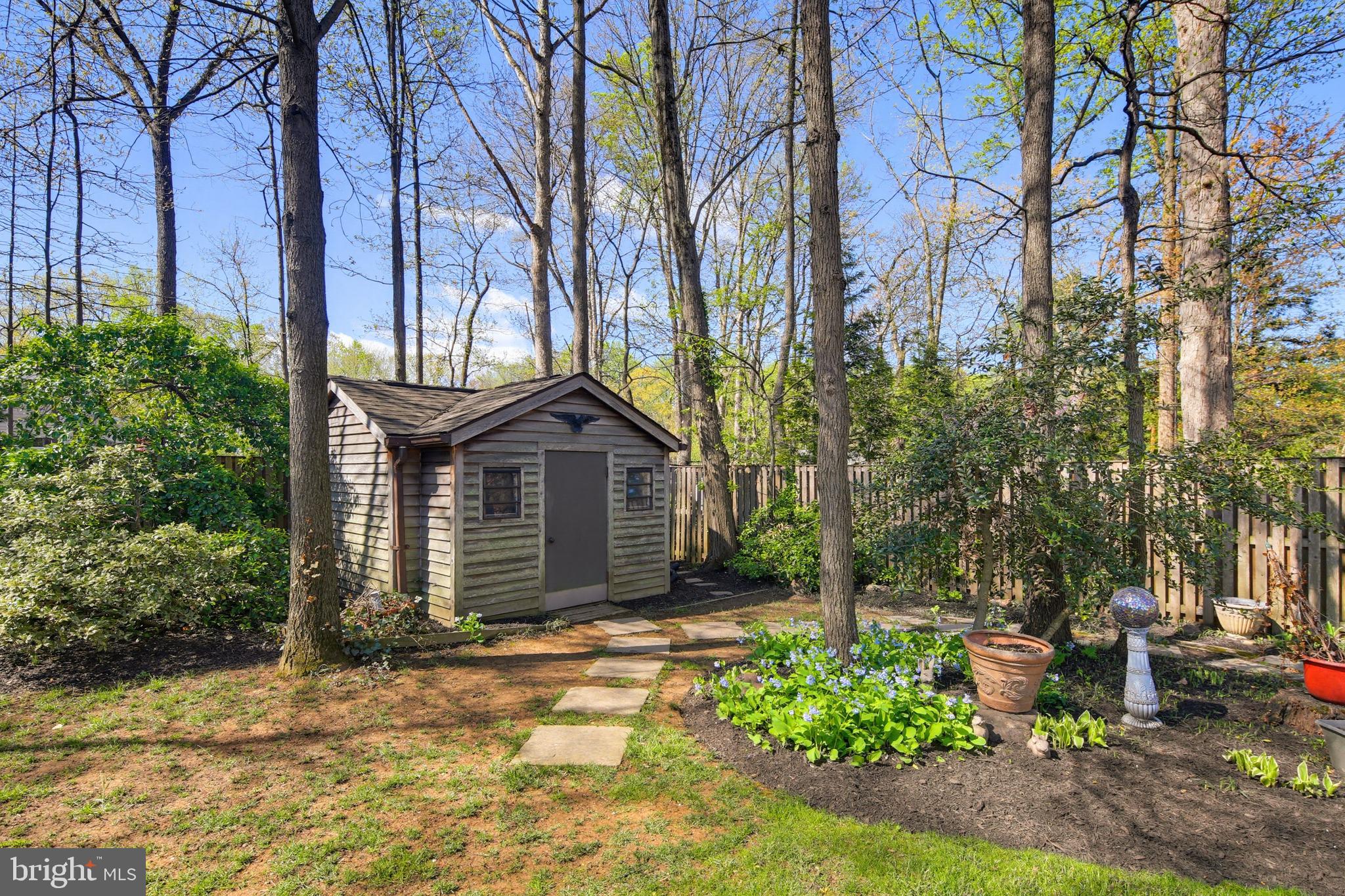 1017 Windmill Lane Silver Spring, MD 20905 - Photo 46 of 57 Cypress wood siding shed for add'l storage