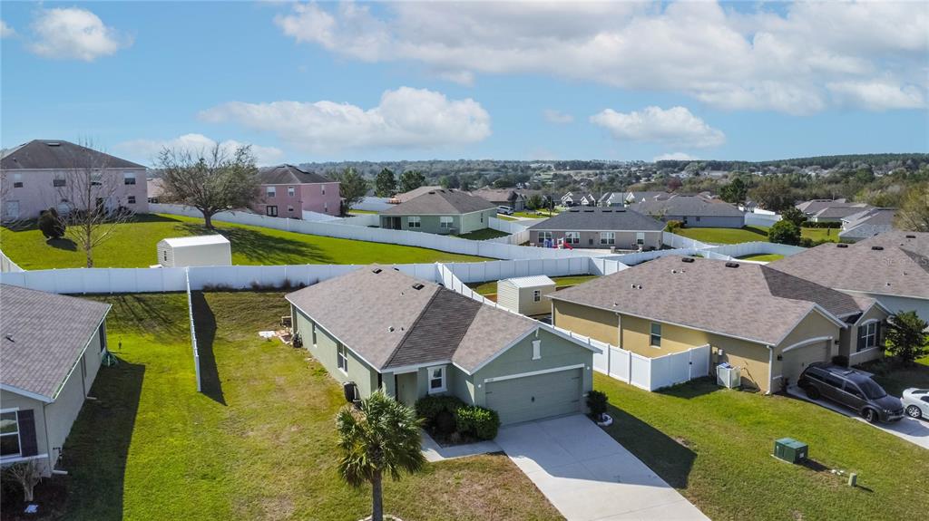 3525 North Burroughs Path Beverly Hills, FL 34465 - Photo 33 of 49 an aerial view of residential houses with outdoor space and swimming pool