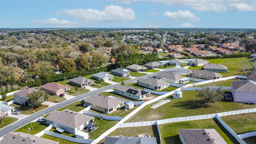 3525 North Burroughs Path Beverly Hills, FL 34465 - Photo 44 of 49 an aerial view of residential houses with outdoor space