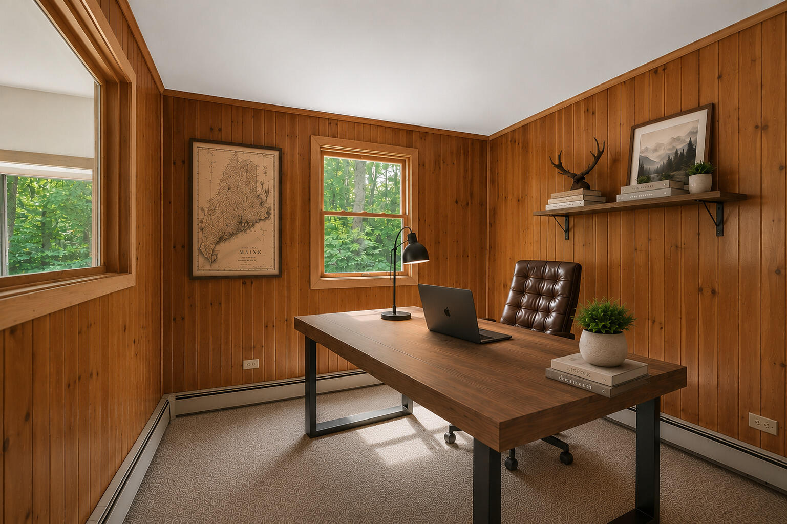 674 Friendship Road Waldoboro, ME 04572 - Photo 17 of 40 AI staged office