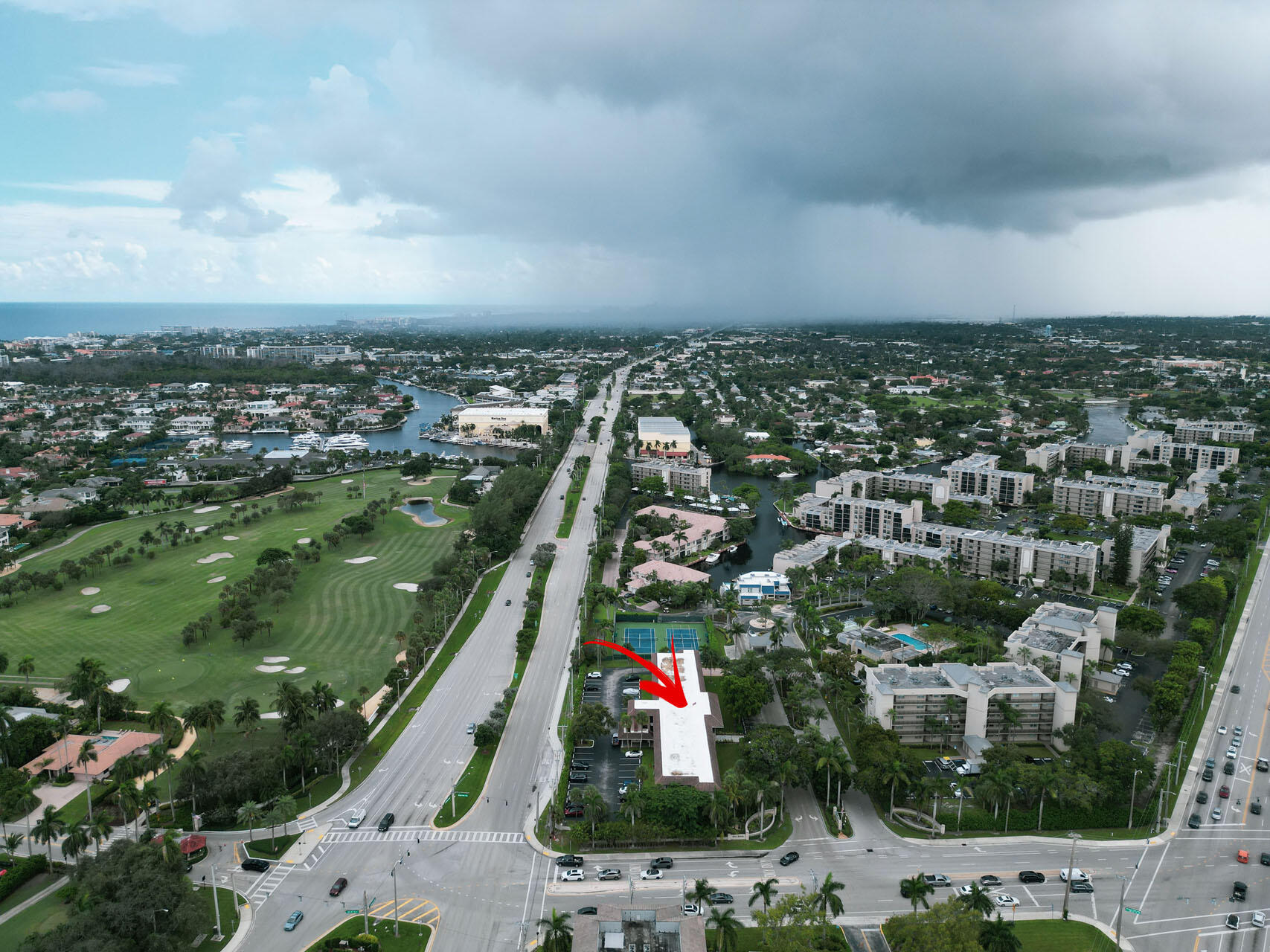 100 Royal Palm Way, Unit 2010 Boca Raton, FL 33432 - Photo 28 of 31 an aerial view of multiple house