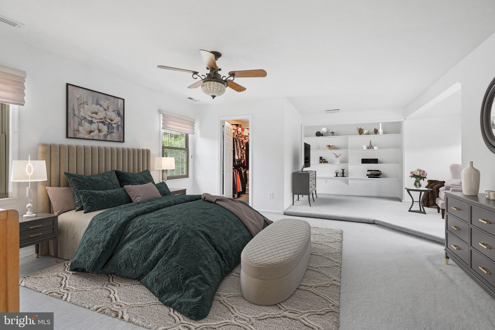 4 Windsor Lane Mount Laurel, NJ 08054 - Photo 19 of 32 Primary Bedroom with Sitting area