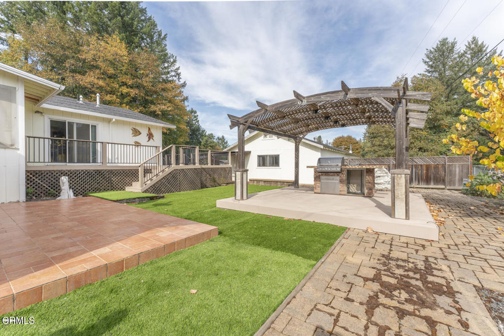 1840 Branscomb Road Laytonville, CA 95454 - Photo 20 of 26 a view of a backyard with a garden and plants