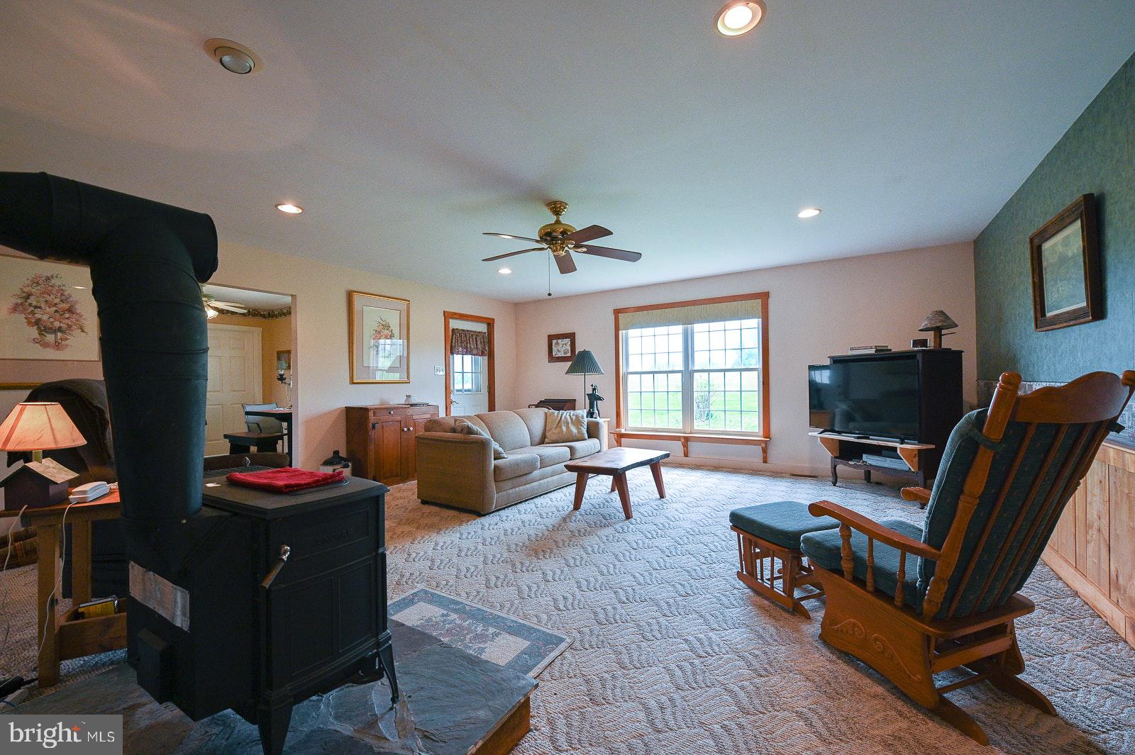2074 Flowing Springs Road Chester Springs, PA 19425 - Photo 24 of 62 Huge Family Room with stove