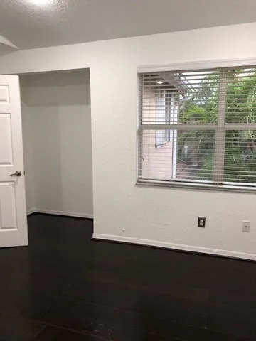 a close view of closet