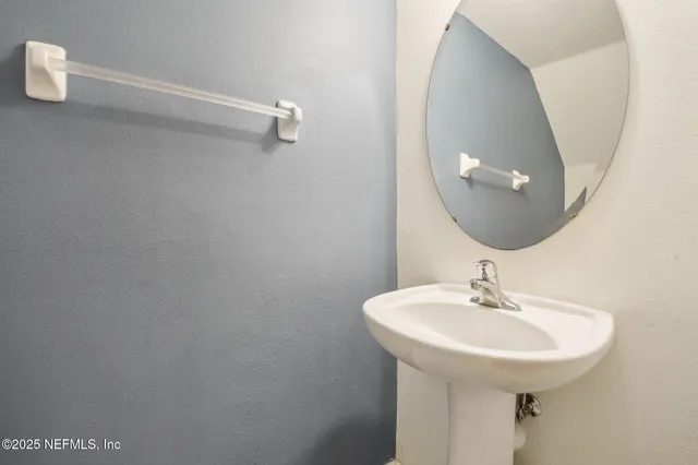 a view of a bathroom with toilet
