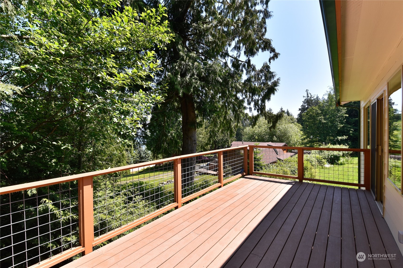 2940 Cedar Avenue Lummi Island, WA 98262 - Photo 3 of 36 a view of balcony with wooden floor and fence