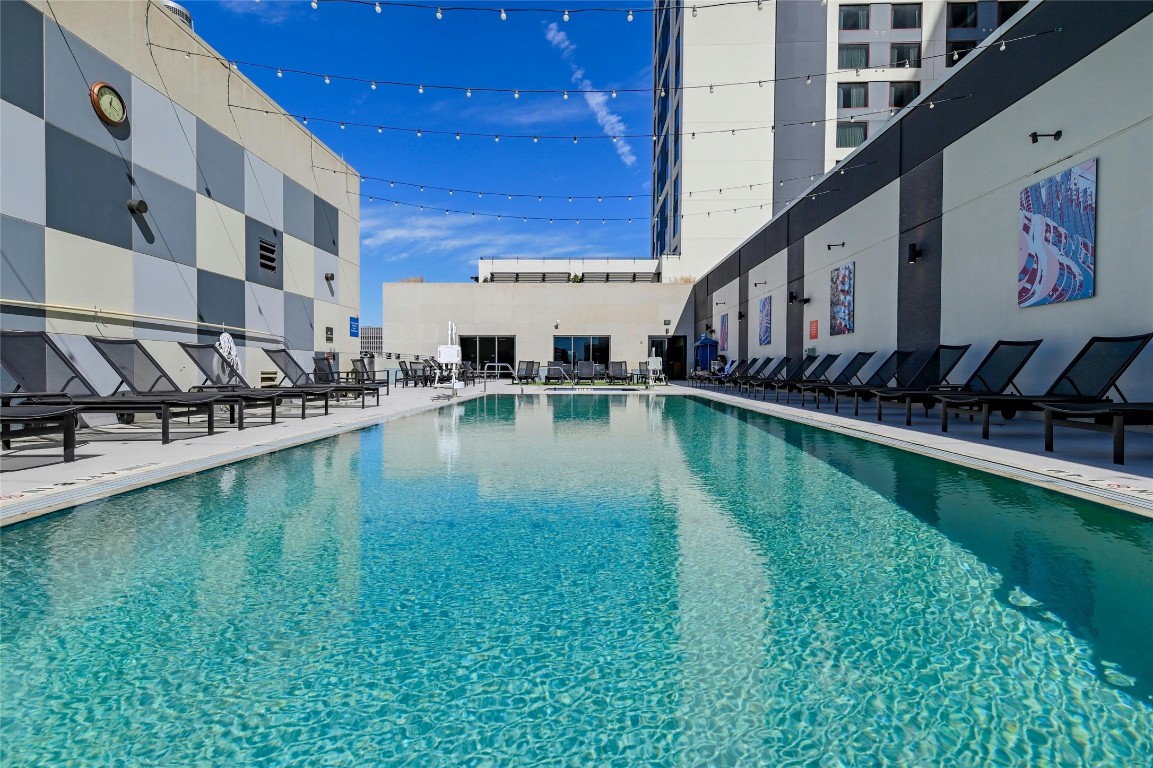 555 East 5th Street, Unit 2721 Austin, TX 78701 - Photo 12 of 33 a swimming pool with outdoor seating yard and outdoor seating