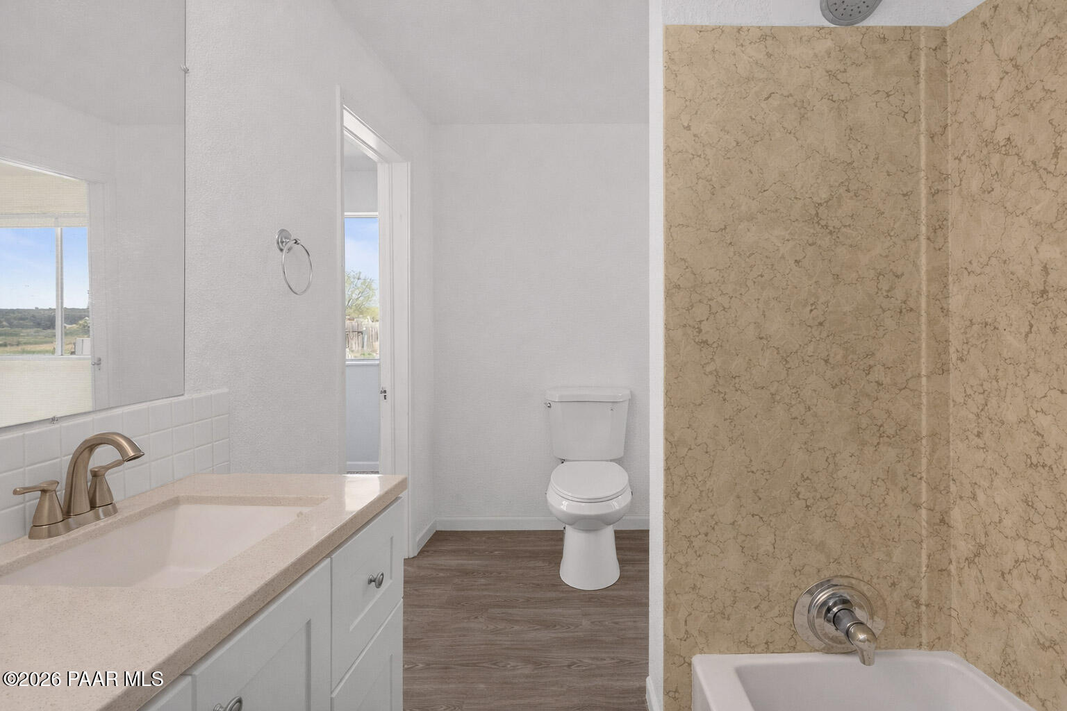 236 West Venice Way Paulden, AZ 86334 - Photo 24 of 42 a bathroom with a sink a toilet and a mirror