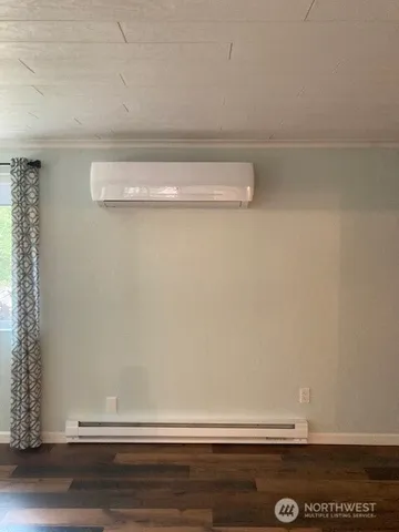 a view of wooden floor