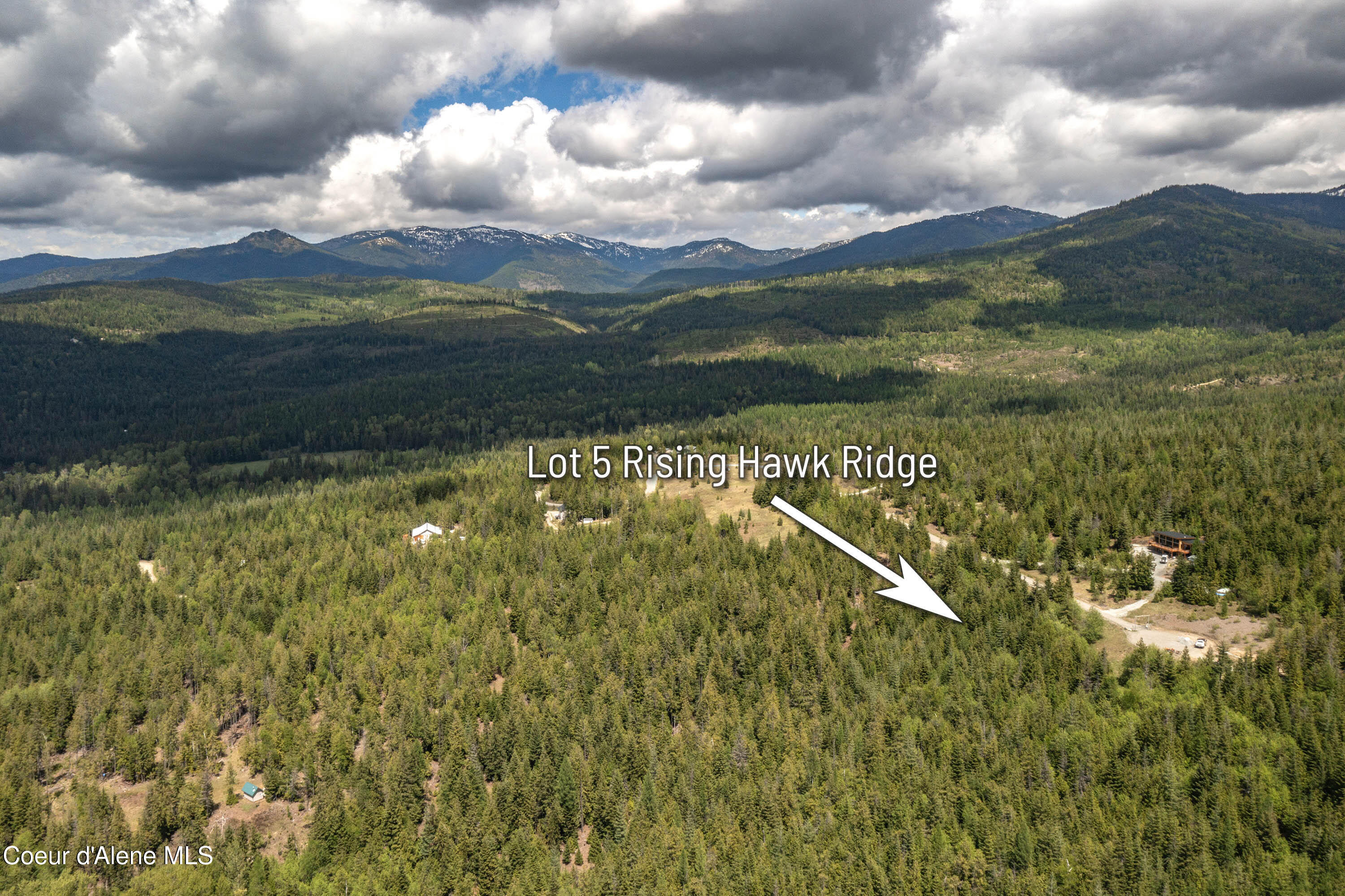 900 Rising Hawk Rdg Road Sandpoint, ID 83864 - Photo 22 of 28 Aerial Looking East