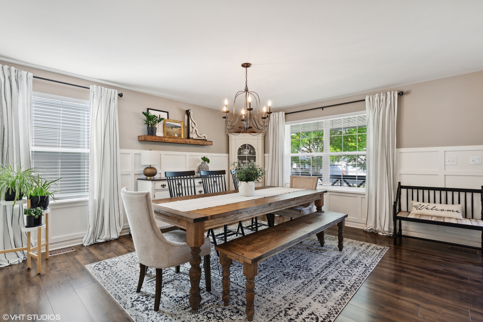 3302 Batley Street Elgin, IL 60124 - Photo 5 of 28 a view of a dining room with furniture window and wooden floor