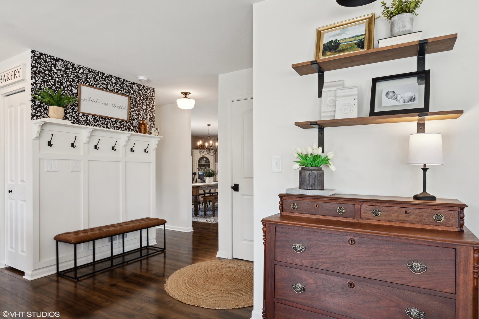 3302 Batley Street Elgin, IL 60124 - Photo 6 of 28 a living room with furniture and wooden floor