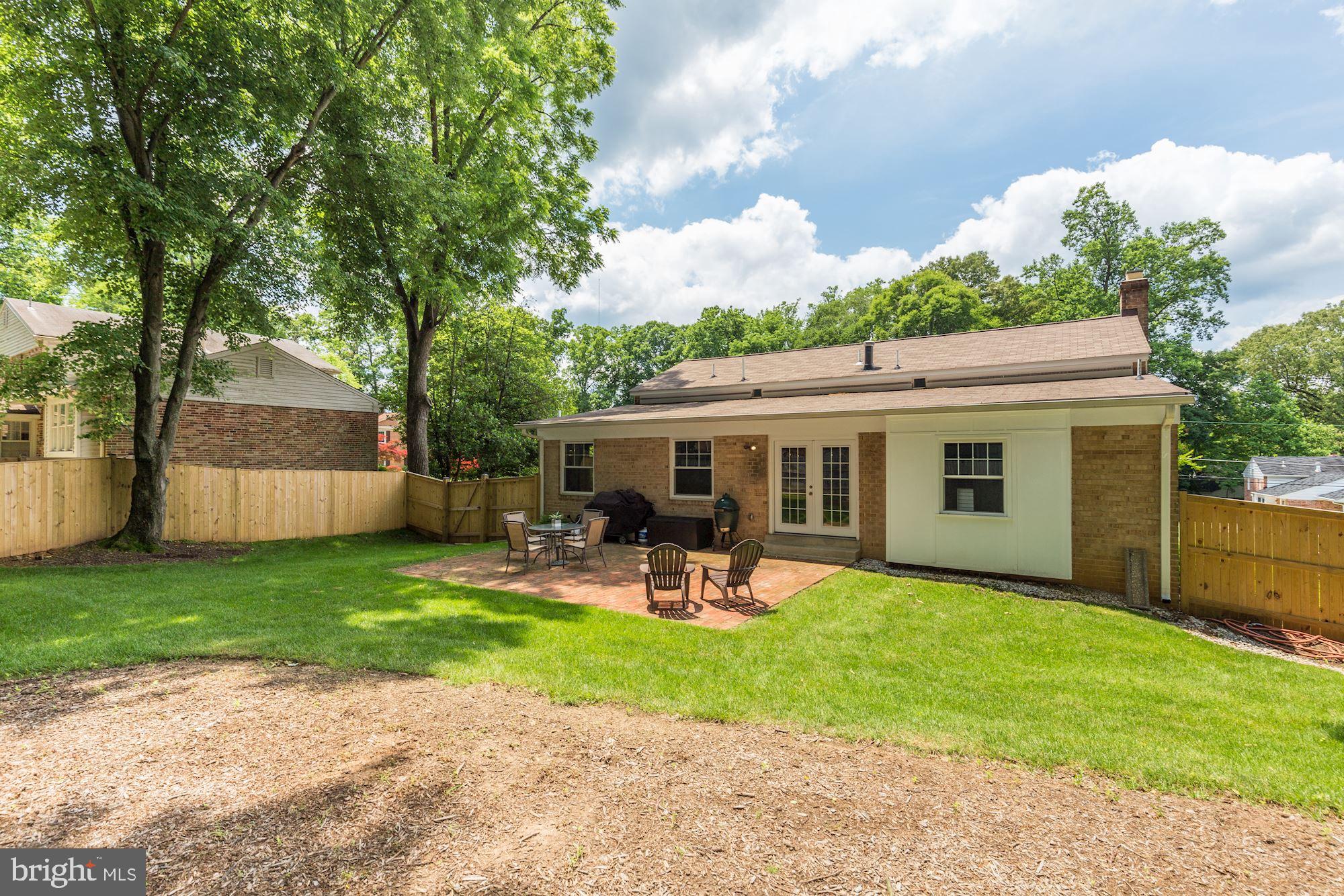 9907 Harrogate Road Bethesda, MD 20817 - Photo 15 of 17 Large patio and flat & grassy area