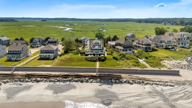 a view of a water with an ocean view