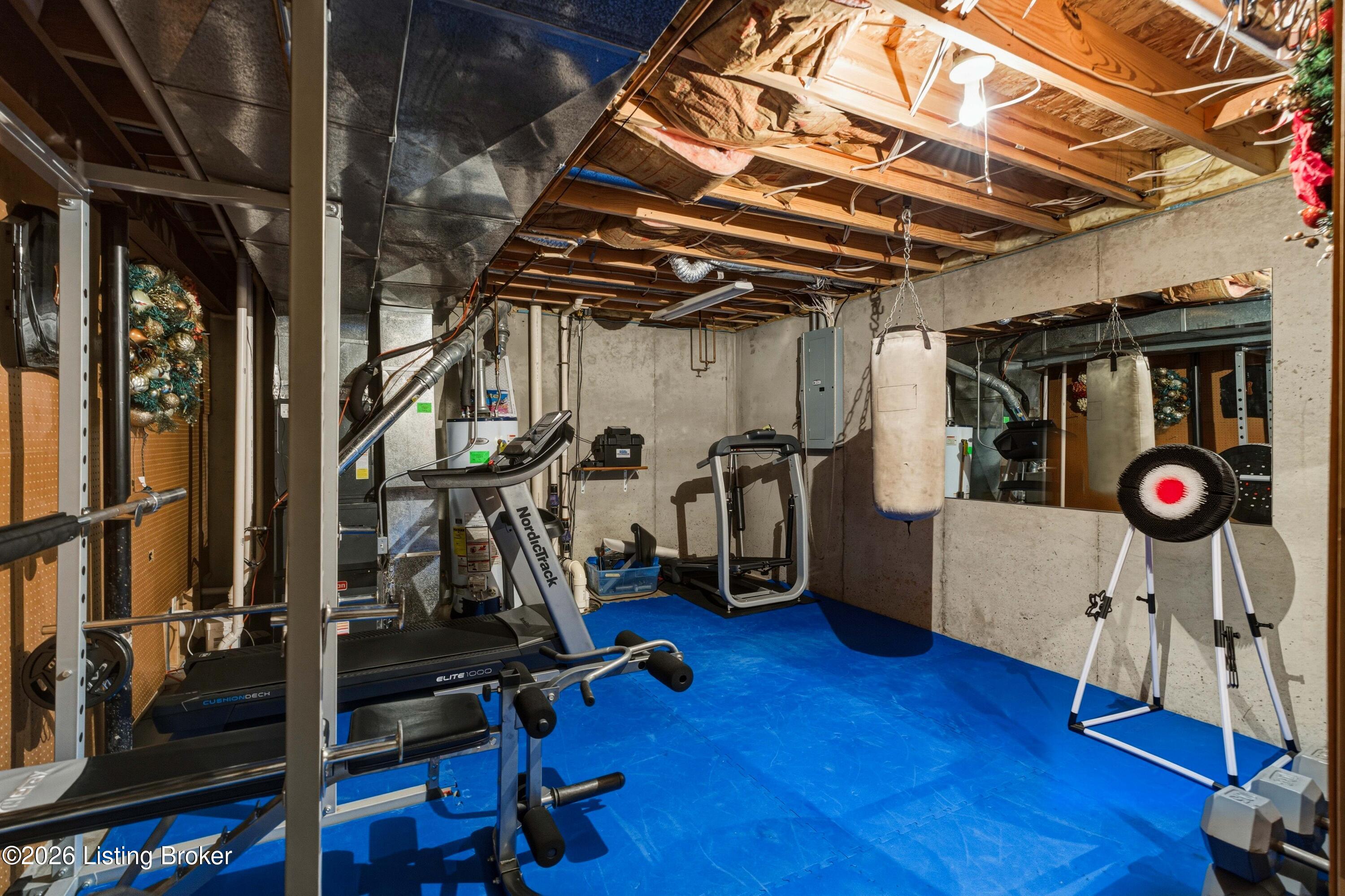 7210 Rambo Way Louisville, KY 40228 - Photo 26 of 30 Unfinished space in the basement--great for storage OR a home gym!