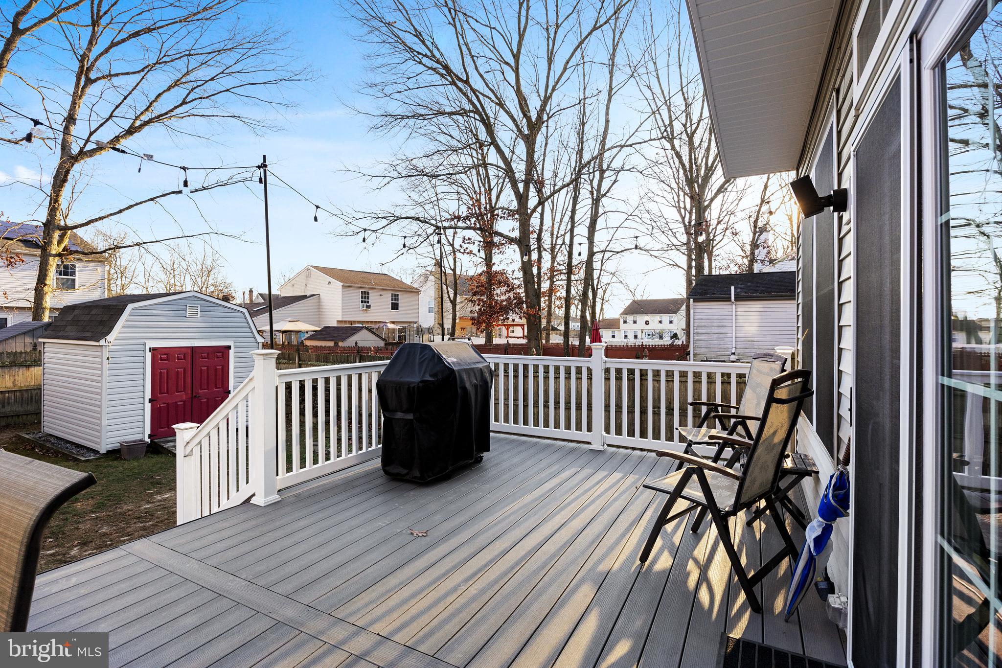 6 Read Drive Sicklerville, NJ 08081 - Photo 35 of 36 a view of a deck with wooden floor and fence