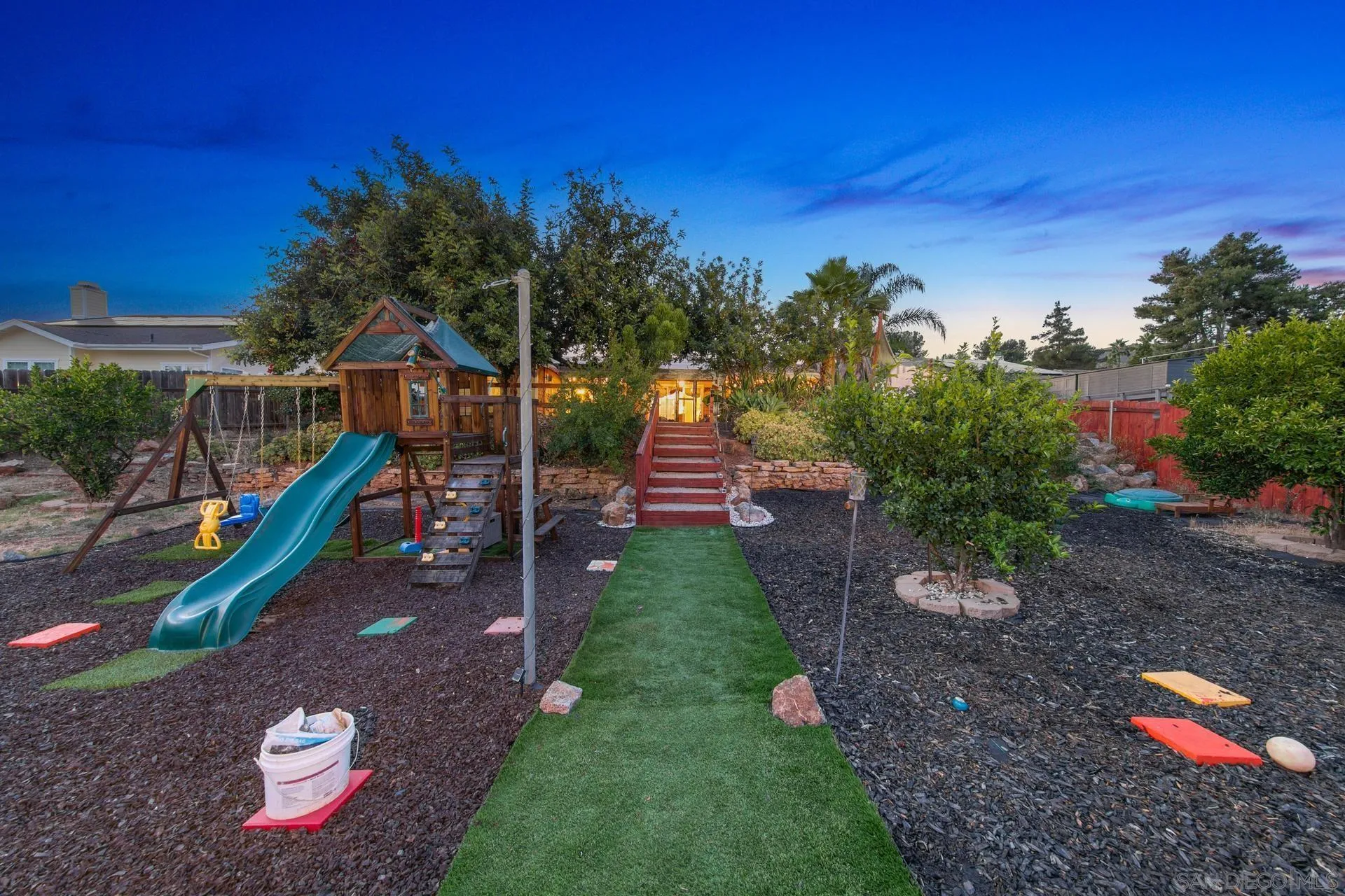 23849 Gymkhana Road Ramona, CA 92065 - Photo 20 of 57 a childrens park with lots of swings and slides