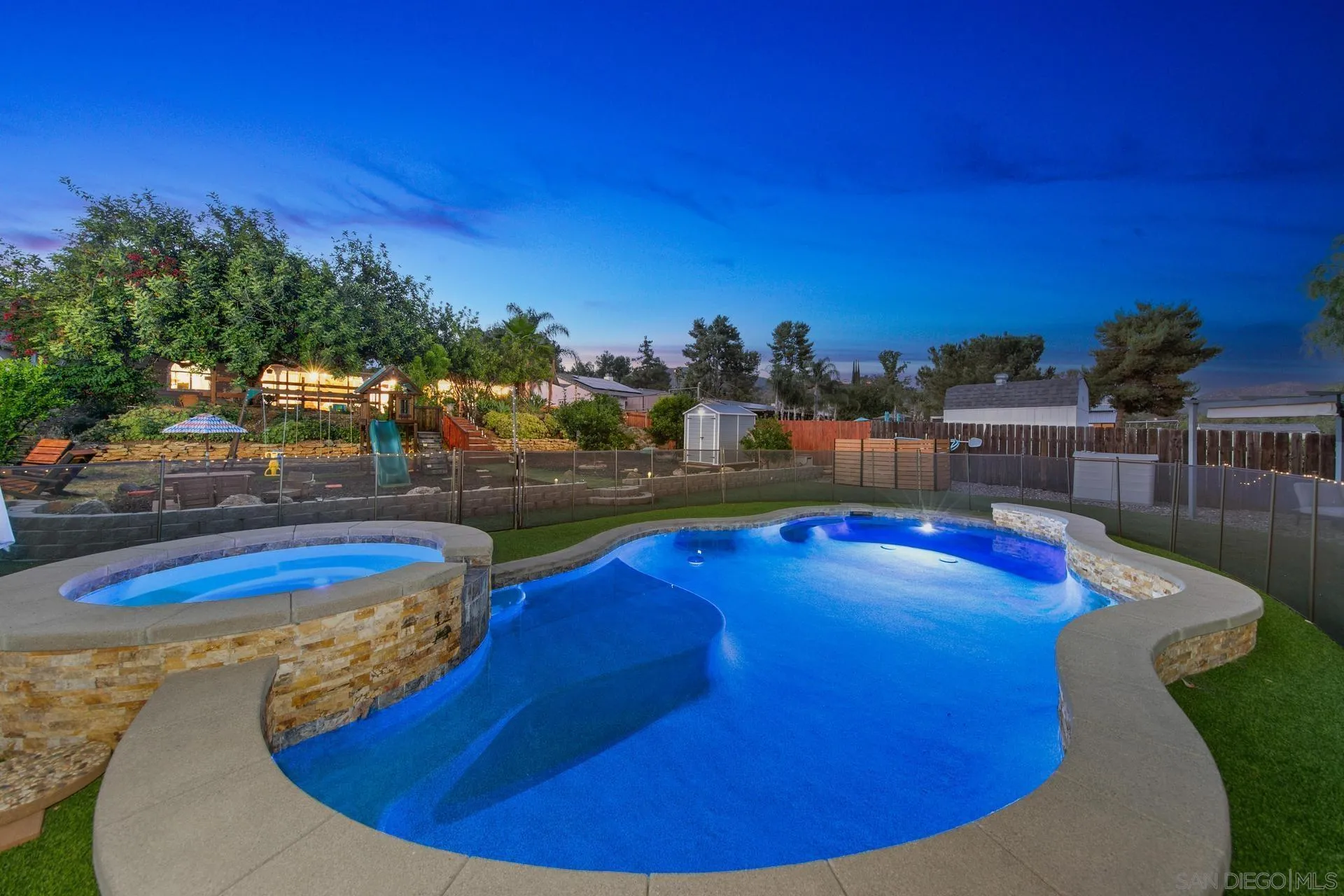 23849 Gymkhana Road Ramona, CA 92065 - Photo 3 of 57 a view of a swimming pool with an outdoor seating