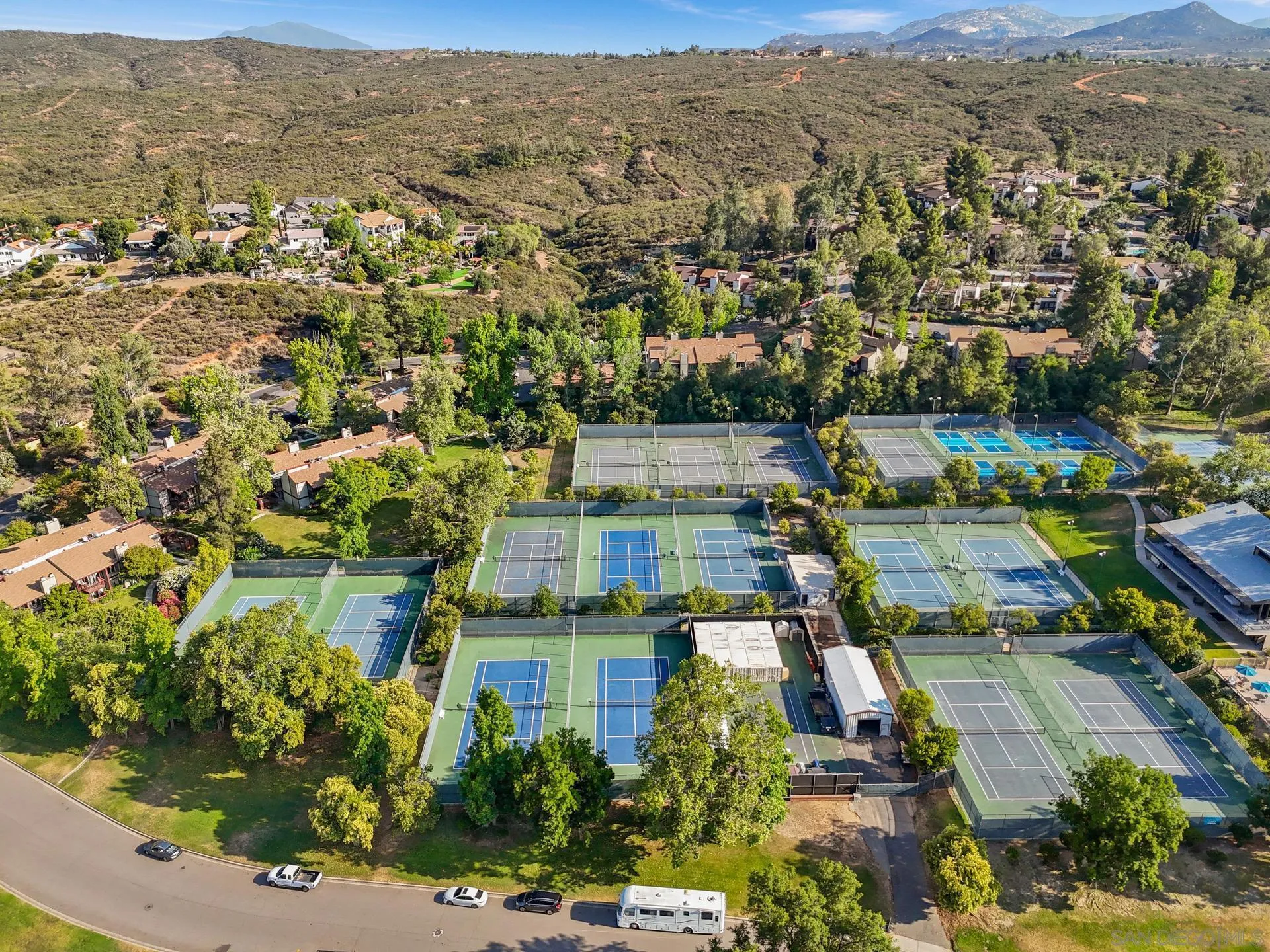 23849 Gymkhana Road Ramona, CA 92065 - Photo 54 of 57 an aerial view of residential houses with outdoor space