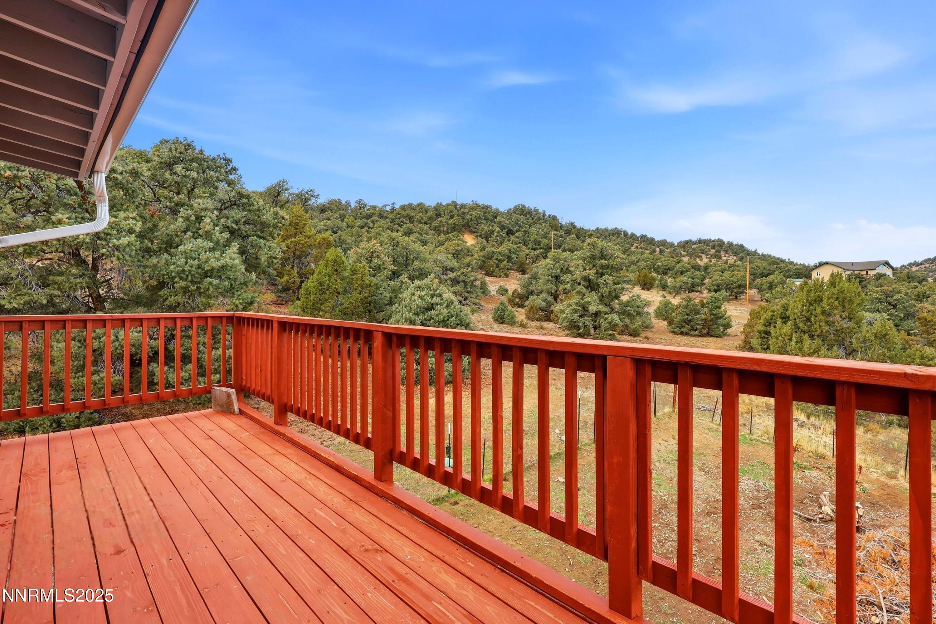 1590 Combination Road Reno, NV 89521 - Photo 7 of 41 a view of balcony with wooden floor and fence