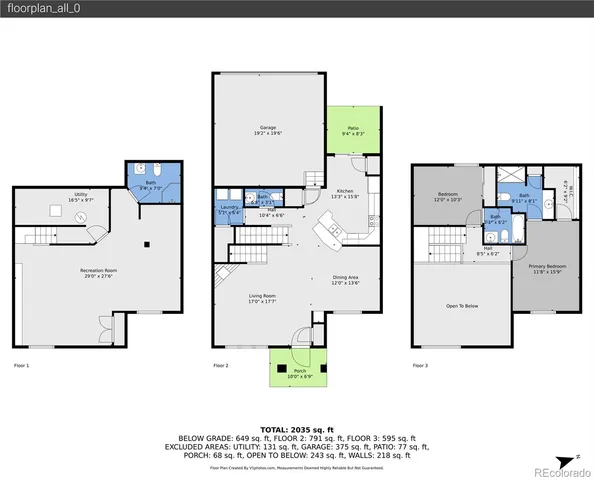 $425,000 | 2970 South Yampa Way, Aurora, CO 80013