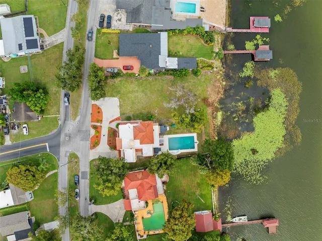 a view of a city and lake view