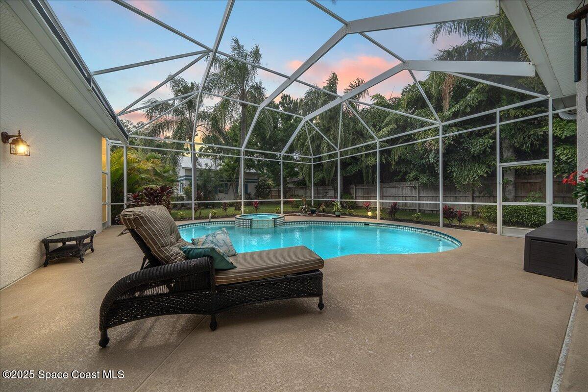 2089 Rockledge Drive Rockledge, FL 32955 - Photo 31 of 60 a view of swimming pool with outdoor seating