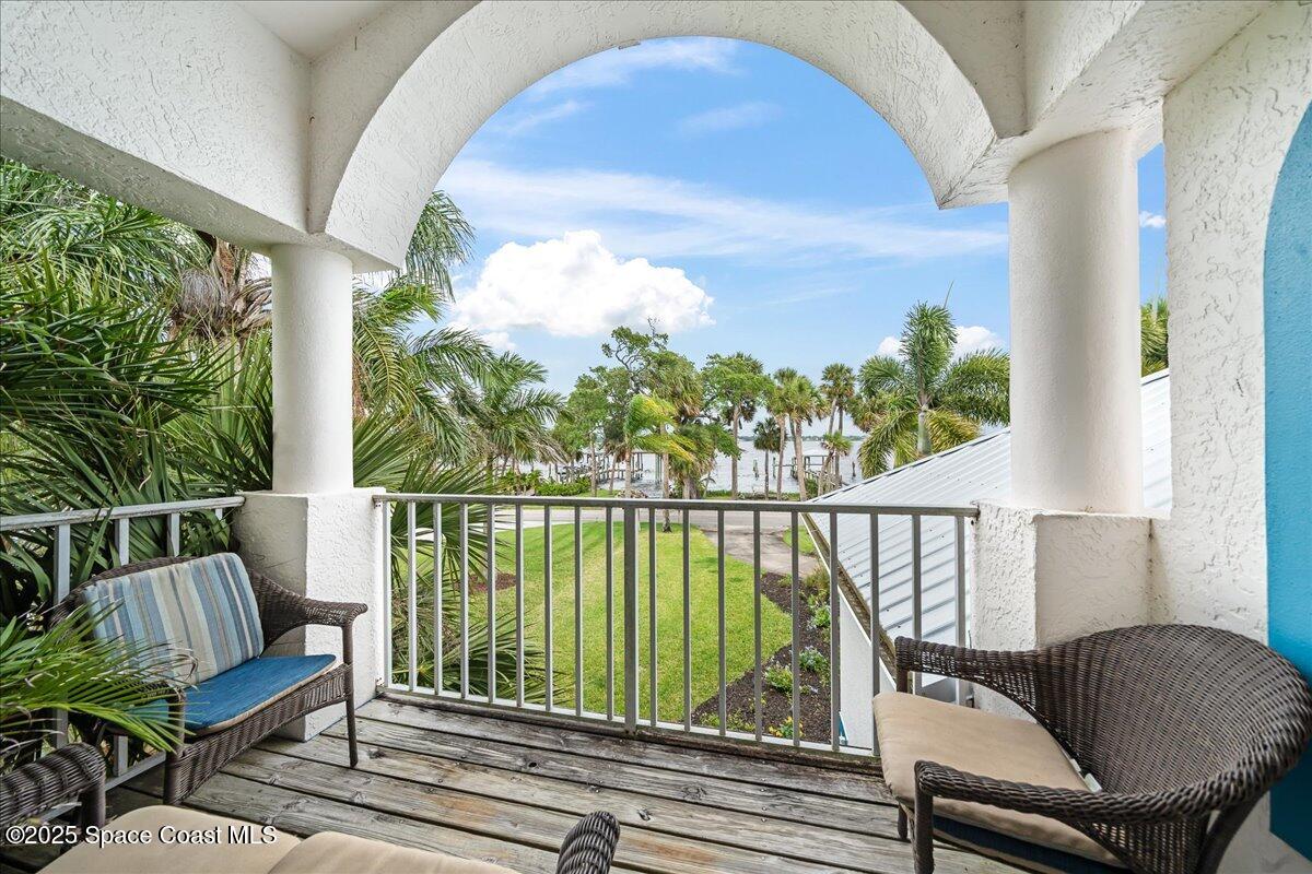 2089 Rockledge Drive Rockledge, FL 32955 - Photo 41 of 60 a view of balcony with furniture
