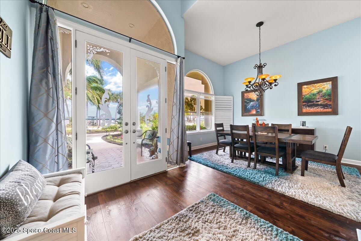 2089 Rockledge Drive Rockledge, FL 32955 - Photo 6 of 60 a view of a dining room with furniture window and wooden floor