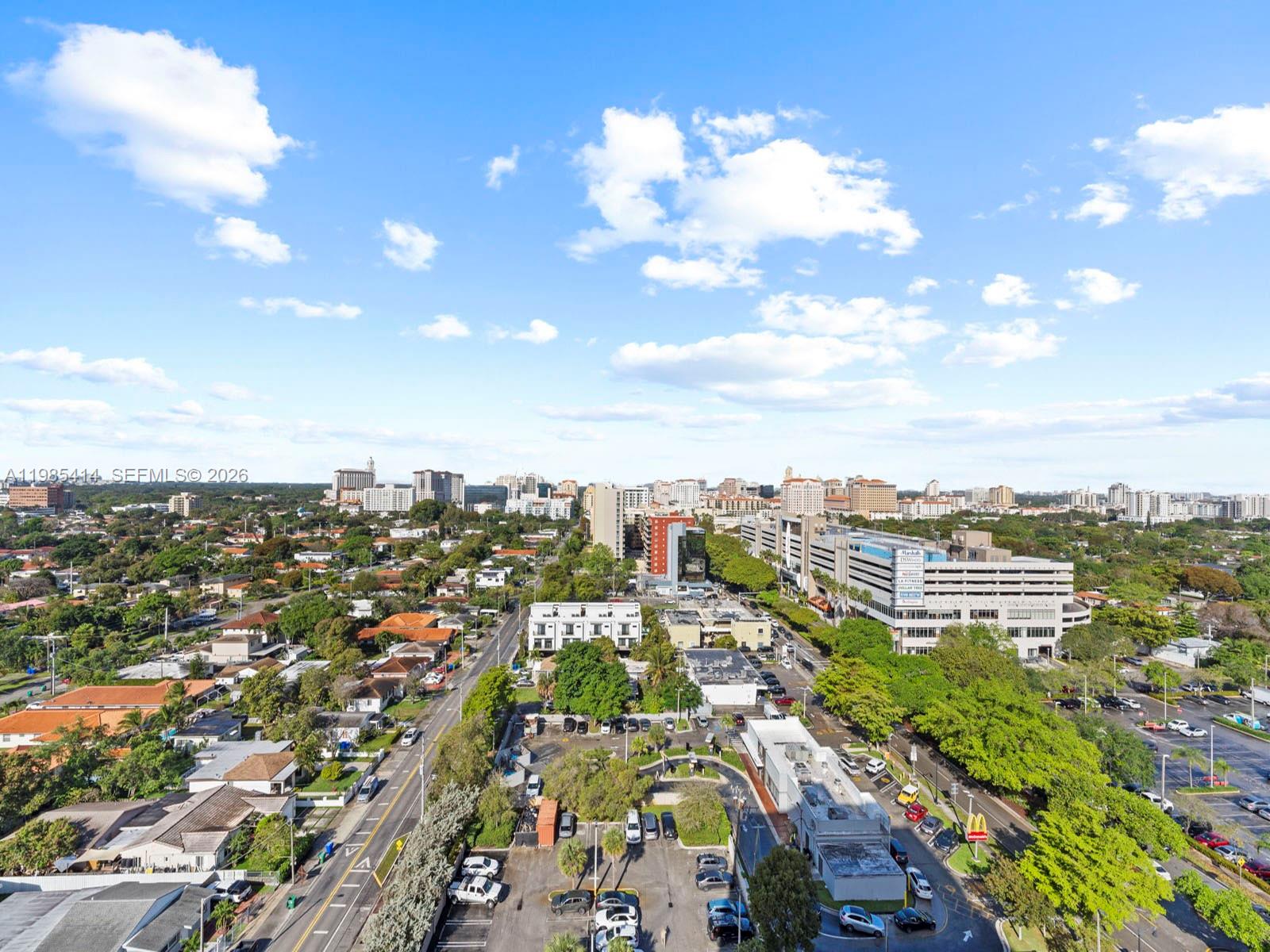 3232 Southwest 22nd Terrace, Unit 1609 Miami, FL 33145 - Photo 29 of 37 an aerial view of a city
