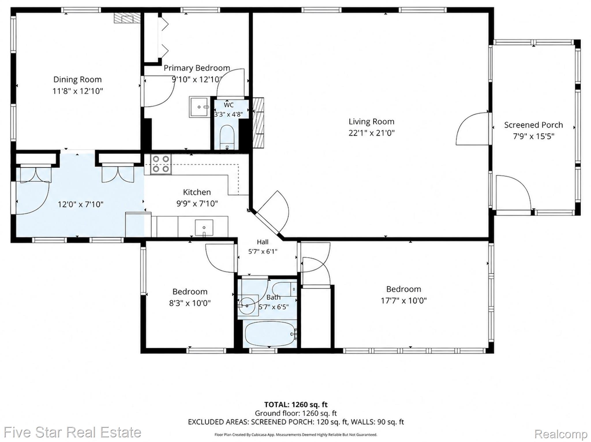 2588 Lakeview Road Onekama, MI 49675 - Photo 32 of 32 Floor plan