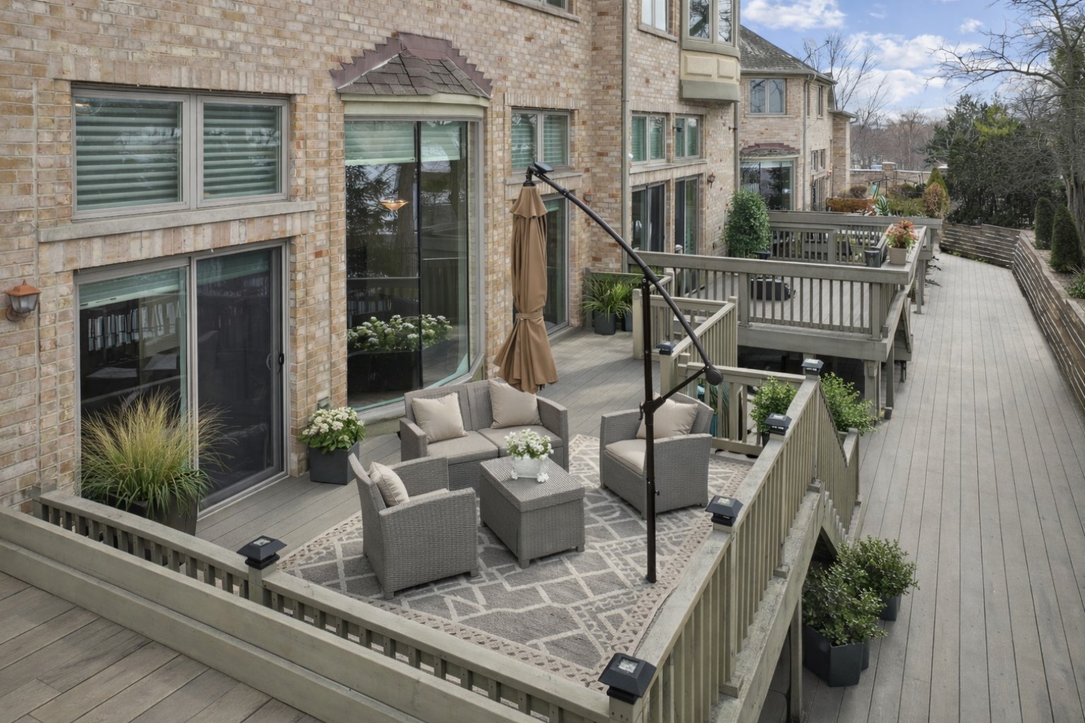 1407 Rue Paris Place Inverness, IL 60067 - Photo 30 of 38 a view of a house with backyard and sitting area