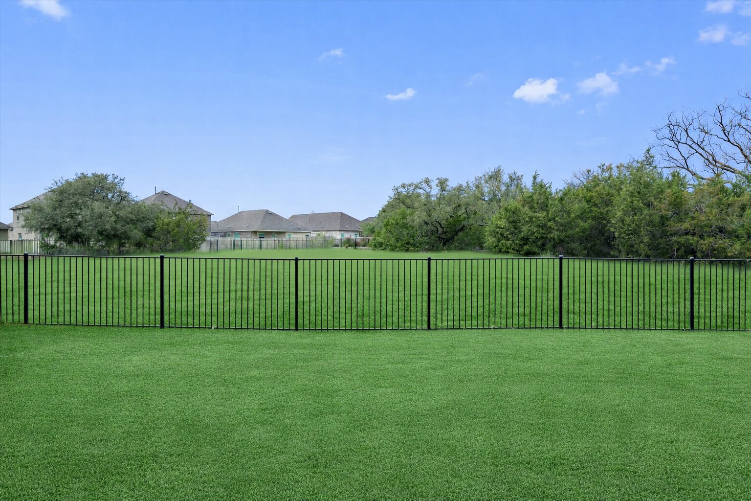424 Wolf Springs Road Georgetown, TX 78628 - Photo 7 of 35 a view of a grassy field