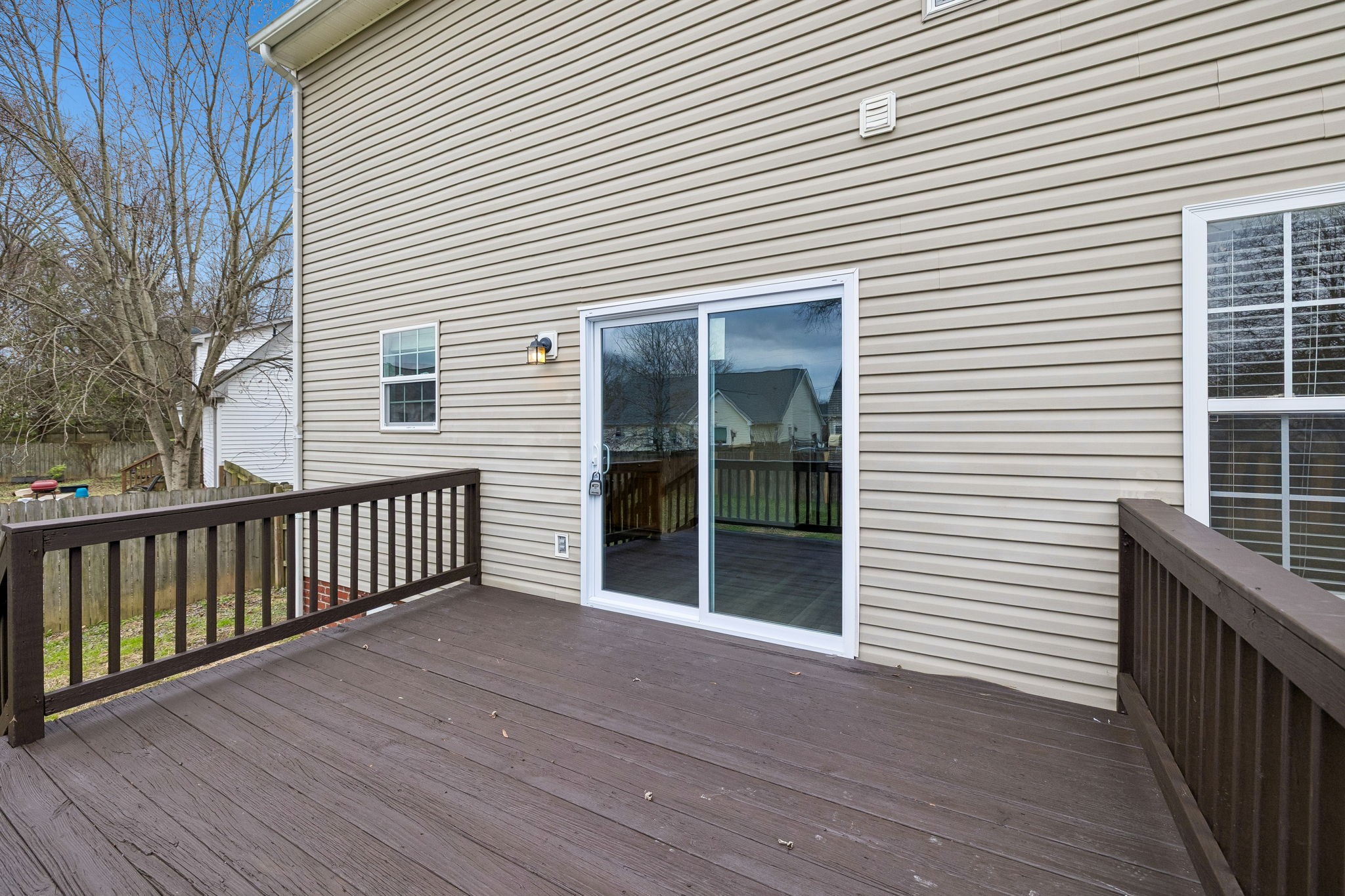 1849 Devon Drive Spring Hill, TN 37174 - Photo 51 of 58 a view of backyard with hardwood floor and deck