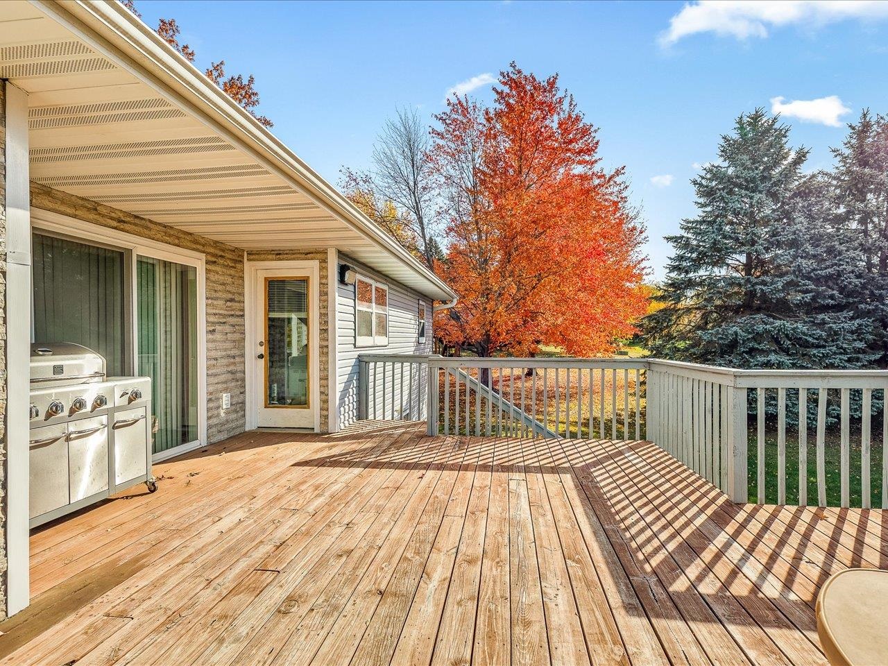 1919 Tomahawk Court Freeport, IL 61032 - Photo 33 of 39 a view of backyard with a deck and wooden floor