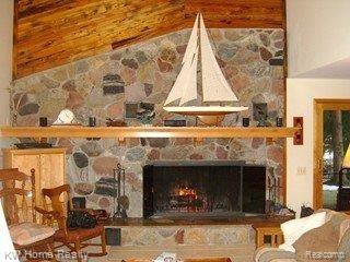 6768 Lakeshore Road Palms, MI 48465 - Photo 11 of 19 NATURAL FIREPLACE