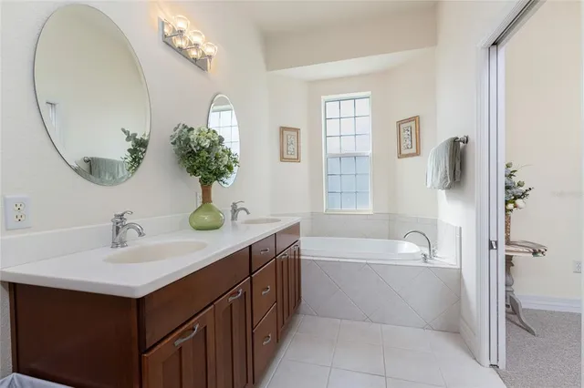 a bathroom with a sink and a bathtub