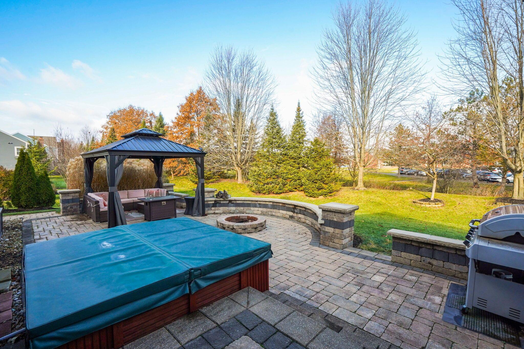 120 Mendolin Way Powell, OH 43065 - Photo 56 of 61 Large patio with fire pit