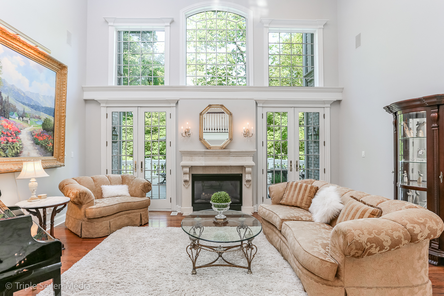 721 Chatfield Road New Lenox, IL 60451 - Photo 19 of 76 a living room with furniture and a fireplace