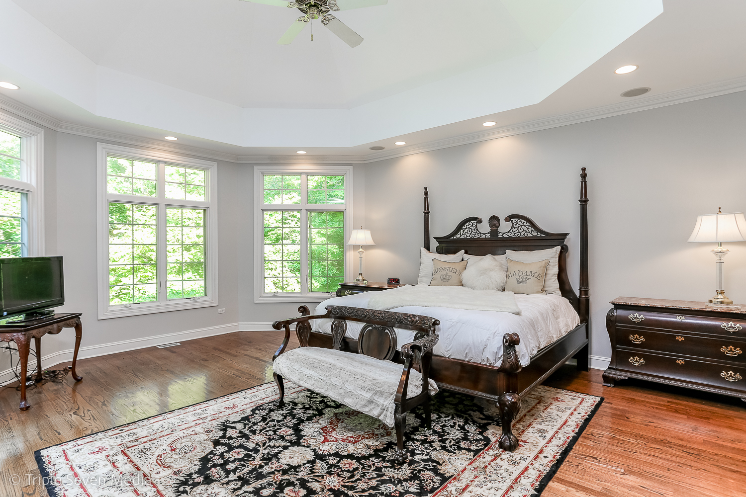 721 Chatfield Road New Lenox, IL 60451 - Photo 30 of 76 a bedroom with a bed window and a couch