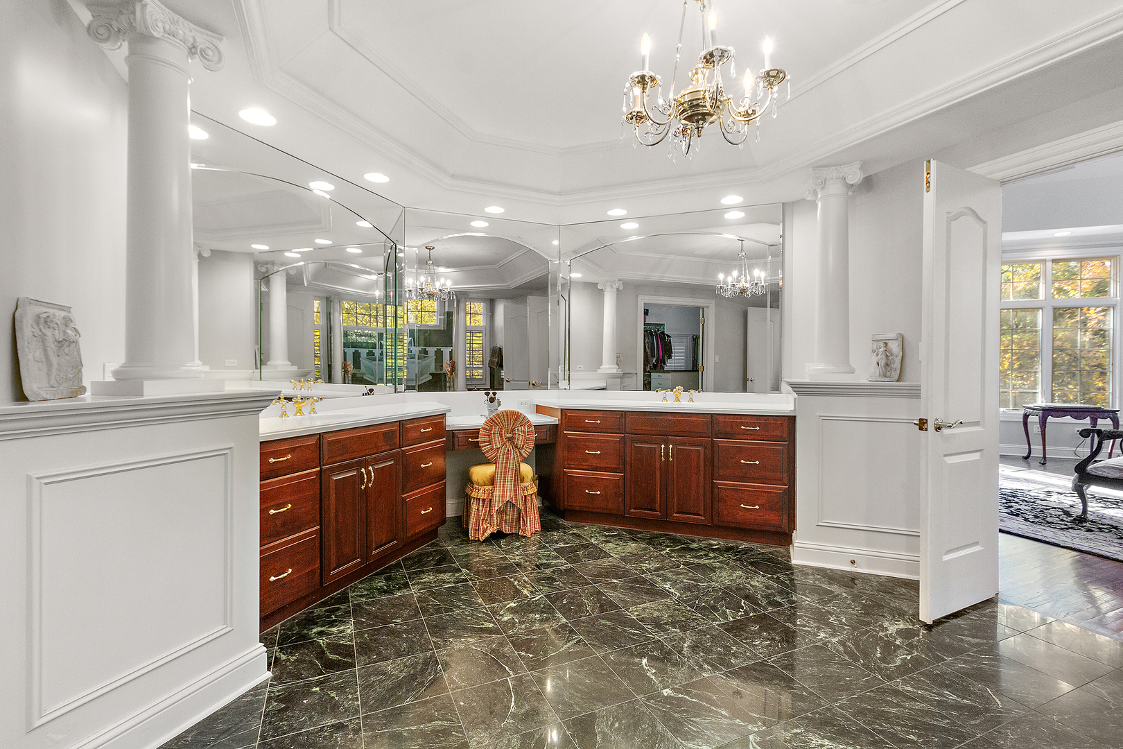 721 Chatfield Road New Lenox, IL 60451 - Photo 34 of 76 a large bathroom with a large tub sink and double vanity