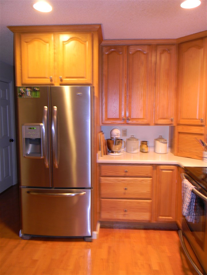556 St James Road Fishersville, VA 22939 - Photo 17 of 46 a kitchen with refrigerator and window