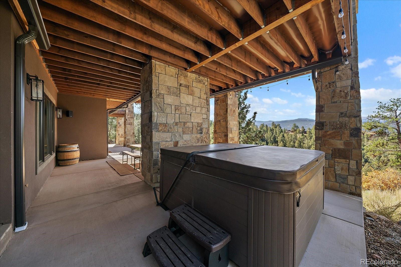 4331 Hilltop Road Evergreen, CO 80439 - Photo 42 of 45 a view of outdoor kitchen