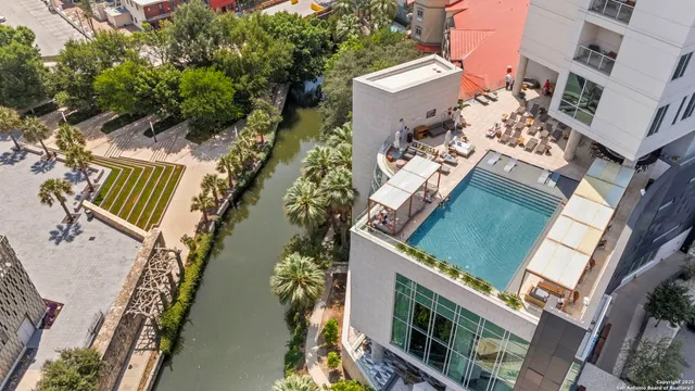 a view of a city with tall buildings