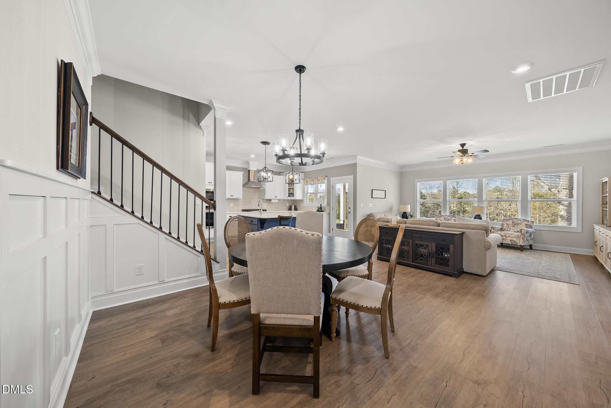 320 Kavanaugh Road Wake Forest, NC 27587 - Photo 10 of 32 a dining room with furniture window and wooden floor