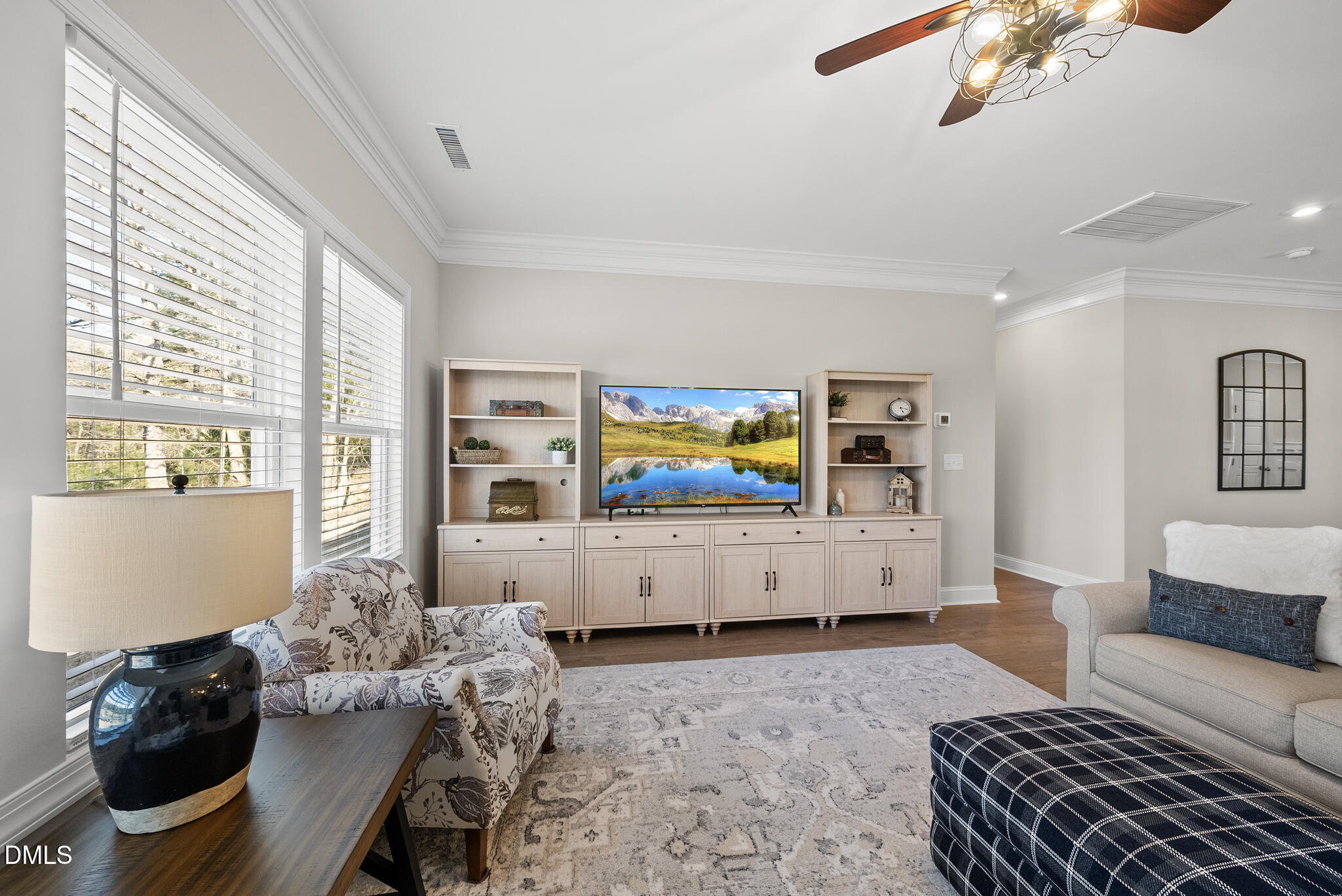 320 Kavanaugh Road Wake Forest, NC 27587 - Photo 17 of 32 a living room with furniture and a flat screen tv